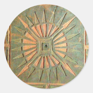 MORNING STAR CLASSIC ROUND STICKER