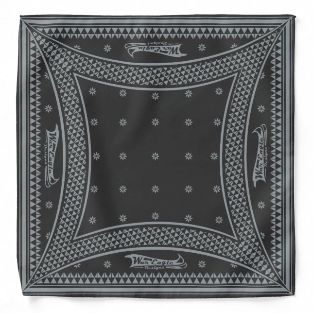 Morning Star (Gray) Bandana (Front)