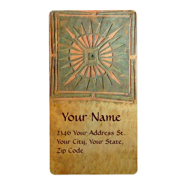 MORNING STAR ,green,brown yellow Label (Front)