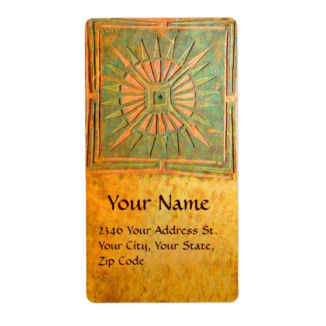 MORNING STAR ,green,brown yellow Label (Front)
