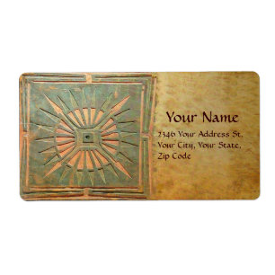 MORNING STAR ,green,brown yellow Label