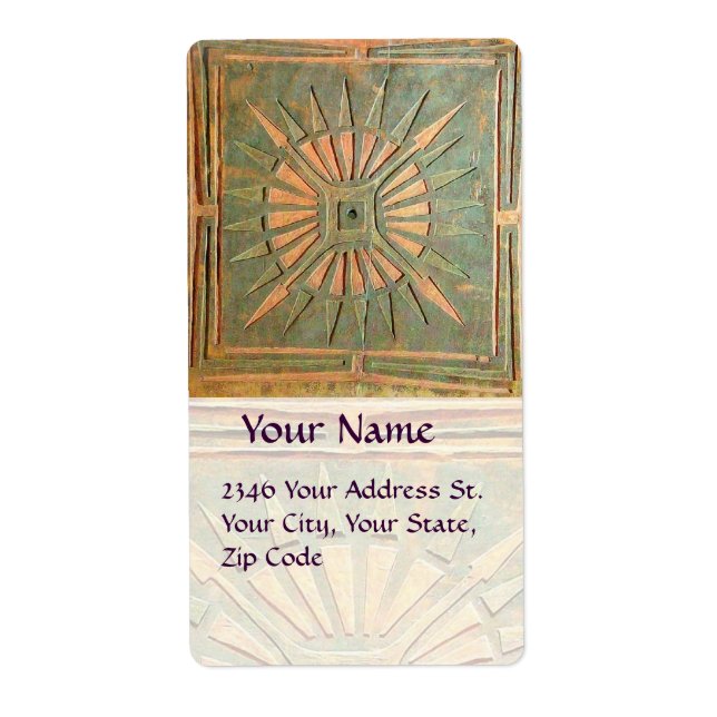 MORNING STAR ,green,brown yellow white Label (Front)