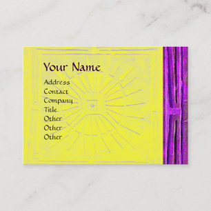 MORNING STAR , MONOGRAM BUSINESS CARD