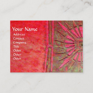 MORNING STAR , MONOGRAM BUSINESS CARD