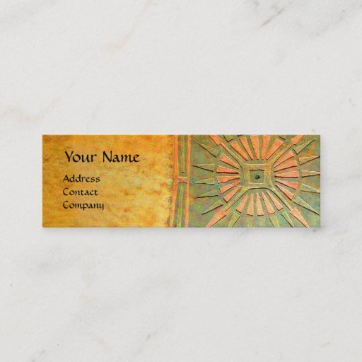Customizable MORNING STAR , MONOGRAM BUSINESS CARD