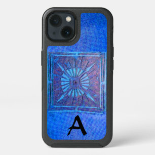 MORNING STAR Pawnee Blue Black Monogram iPhone 13 Case