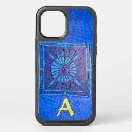 MORNING STAR Pawnee Blue Yellow Monogram iPhone Ca