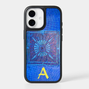 MORNING STAR Pawnee Blue Yellow Monogram iPhone Ca 17 Case
