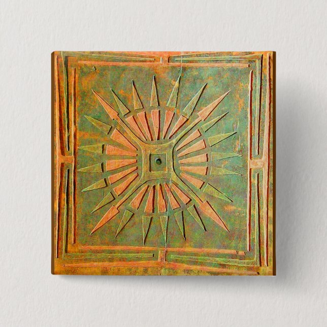 MORNING STAR PINBACK BUTTON (Front)