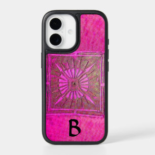 MORNING STAR Pink,Fuchsia Black, Monogram  iPhone 17 Case