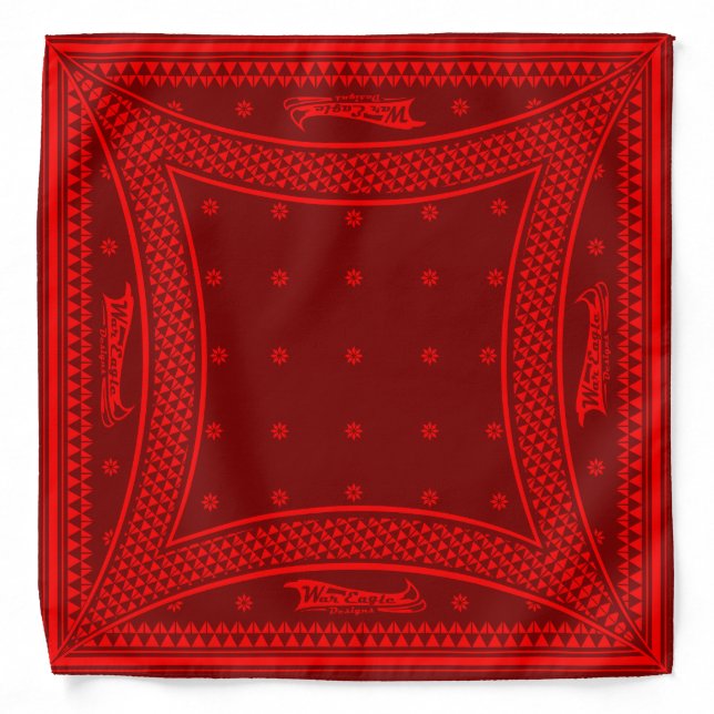 Morning Star (Red) Bandana (Front)
