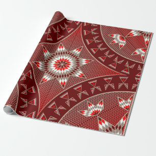 Morning Star (Red) Wrapping Paper