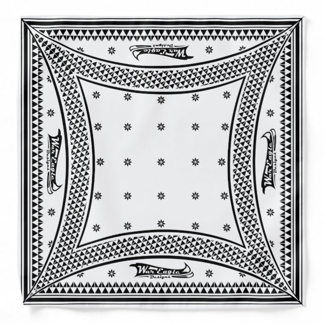 Morning Star (White) Bandana (Front)