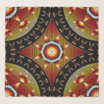 Morning Star with Tipi's (BRYW) Scarf<br><div class="desc">Designed by Lakota Artist Melvin War Eagle</div>