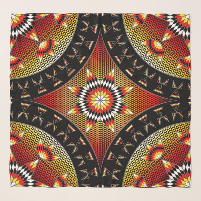 Morning Star with Tipi's (BRYW) Scarf (Front)