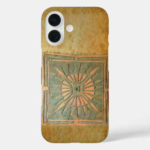 MORNING STAR ,Yellow,Brown iPhone 16 Case