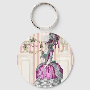 Morning stroll down the Champs-Élysées Keychain