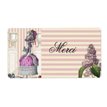 Morning Stroll Down The Champs-Élysées Merci Label by WickedlyLovely at Zazzle