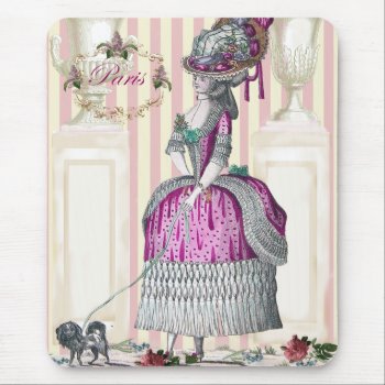 Morning Stroll Down The Champs-Élysées Mouse Pad by WickedlyLovely at Zazzle