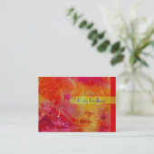 Morning Sun, Abstract template Business Card (Standing Front)