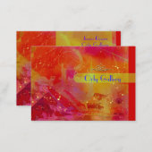 Morning Sun, Abstract template Business Card (Front/Back)