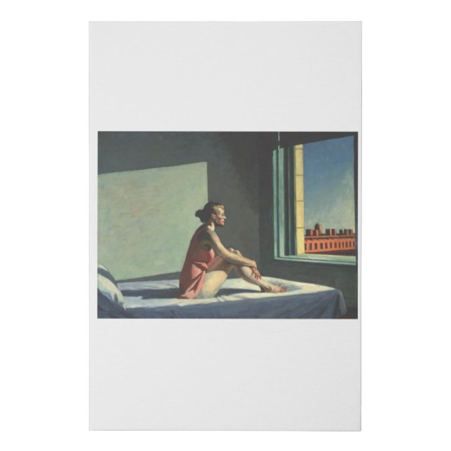 Morning Sun - Edward Hopper Faux Canvas Print (Front)
