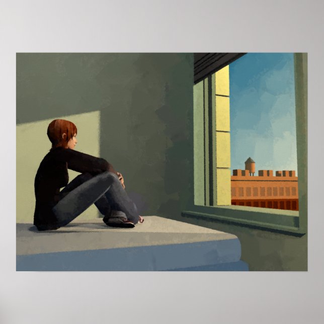 Morning sun efecto pintura poster (Front)
