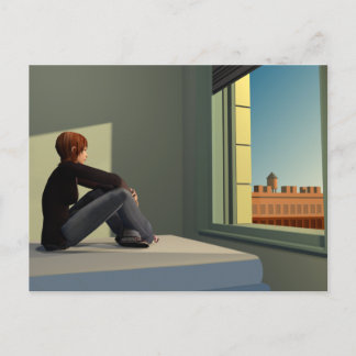 Morning sun postcard