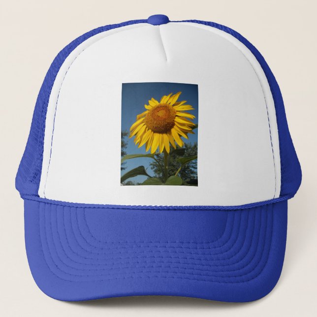 Morning Sunflower Trucker Hat (Front)