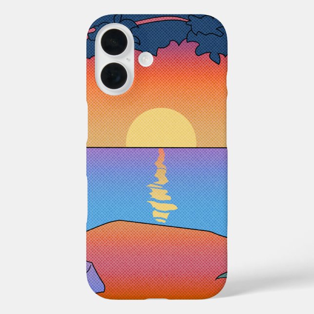 Morning Sunlight Creation iPhone 16 Case (Back)