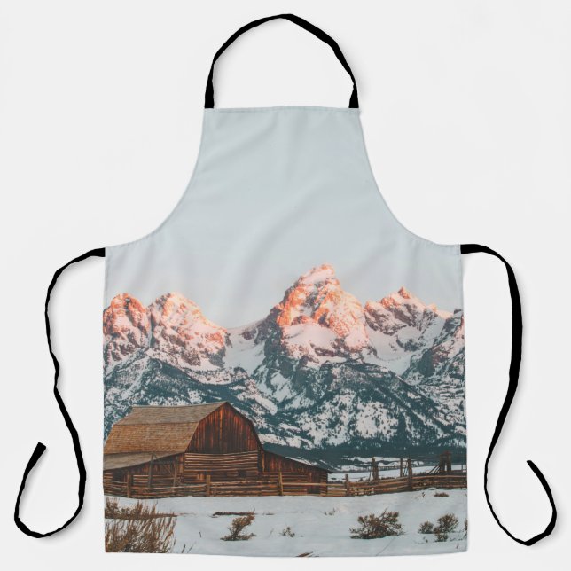 Morning Sunrise Cabin at Grand Teton National Park Apron (Front)