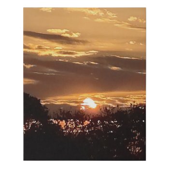 Morning Sunrise Faux Canvas Print by CBgreetingsndesigns at Zazzle