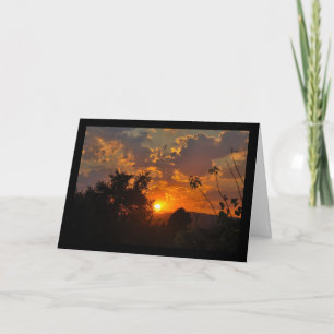 Morning Sunrise Landscape Card