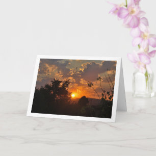Morning Sunrise Landscape Card