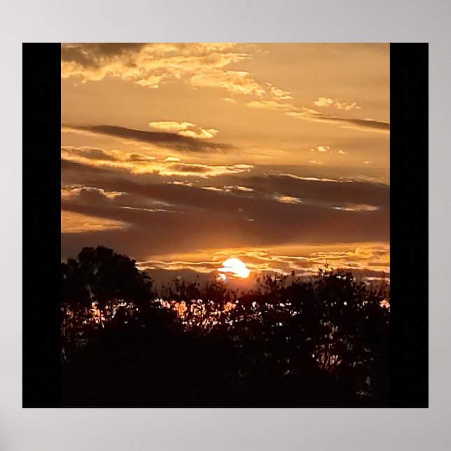 Morning Sunrise Poster (Front)