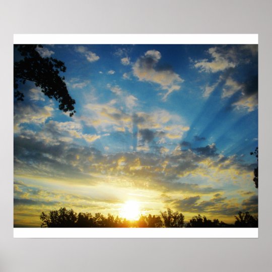 morning sunrise poster | Zazzle.com