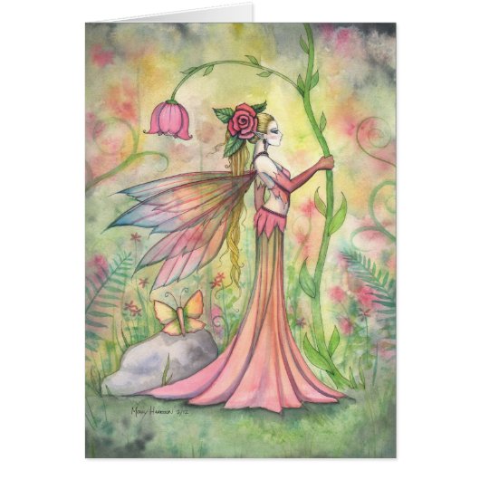Morning Sunshine Fantasy Flower Fairy Art (Front)
