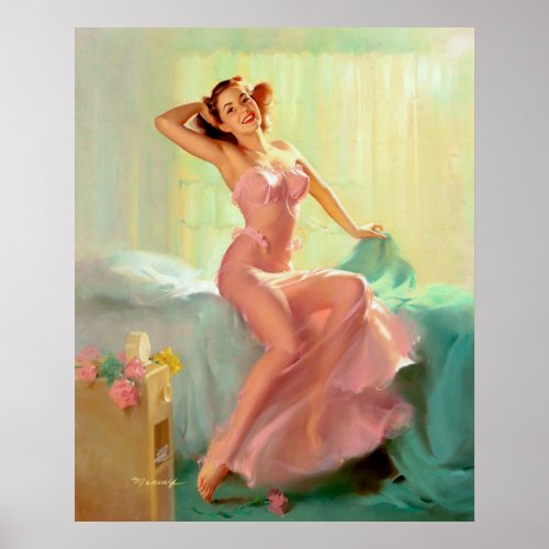 Morning Sunshine Pin Up Poster