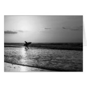 Morning Surfer Grayscale (Front Horizontal)