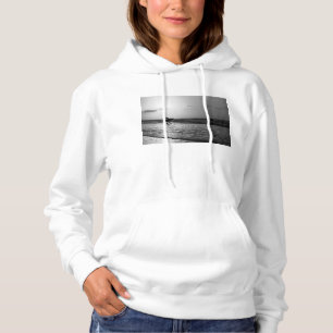 Morning Surfer Grayscale Hoodie