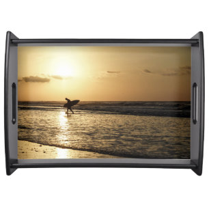 Morning Surfer Serving Tray