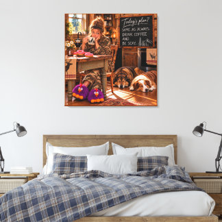 Morning Survival Series Canvas Print