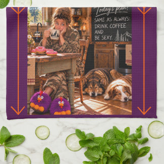 Morning Survival Series Kitchen Towel