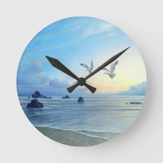 Morning Tides Beach Theme Kitchen Clock