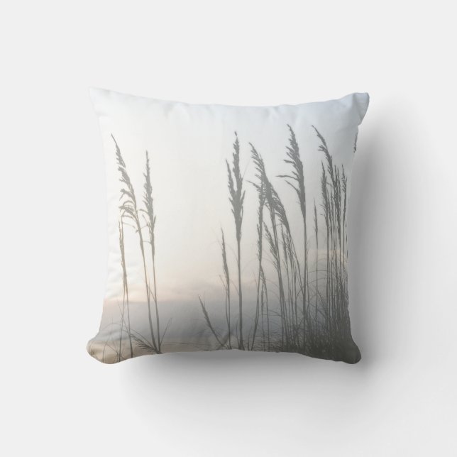 Morning Whisper Throw Pillow (Front)