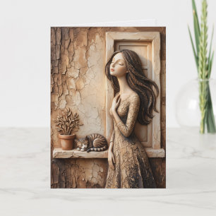Morning Window Greeting Card Quiet Studio