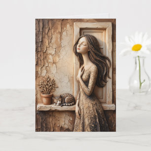 Morning Window Greeting Card Quiet Studio