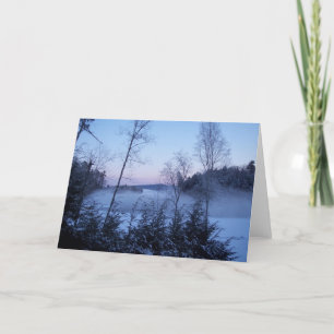 Morning Winter Fog Card