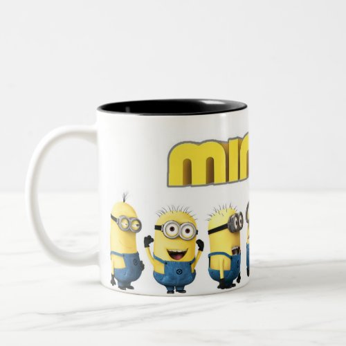 Morning with minions Two_Tone coffee mug