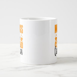 Mornings Are For Coffee And Contemplation Giant Coffee Mug